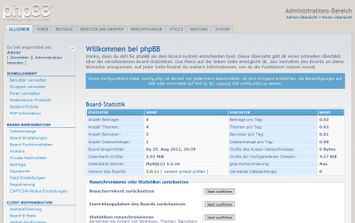 Die Version ist hier 3.0.11 in grün geschrieben.