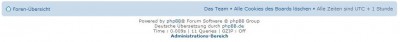 Link zum Administrations-Bereich