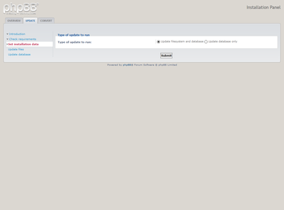 schritt1.png (30.04 KiB) 21512 mal betrachtet Direkt nach dem Start, muss nur ausgewählt bleiben, dass man DATEIEN und Datenbank aktualisieren möchte.